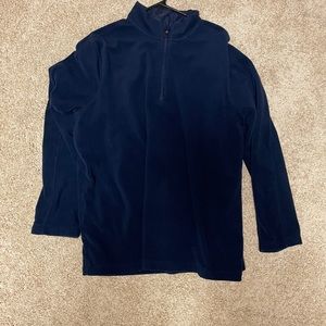 Mens banana republic fleece 3/4 zip
